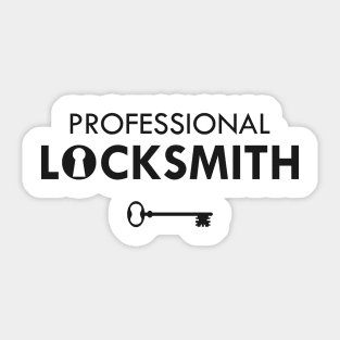 Locksmith - Professional Locksmith Sticker